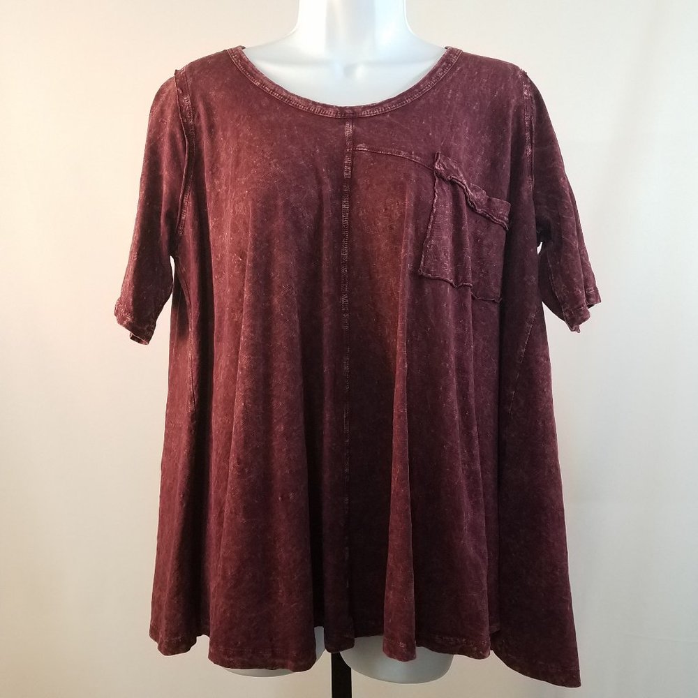 Anthro Eri + Ali Maroon Tunic